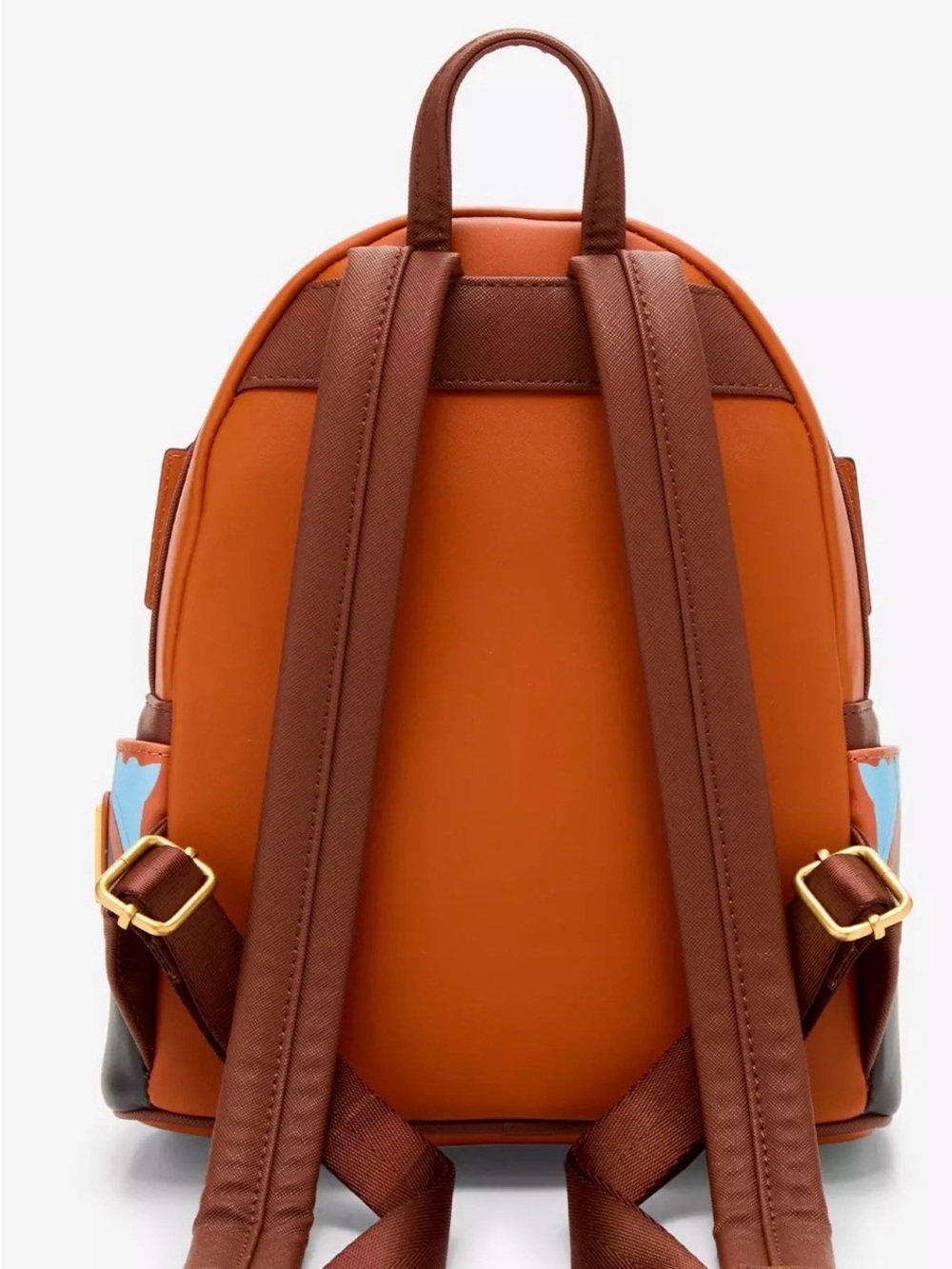 Loungefly Disney Cars Mater Mini Backpack - Orange with Blue Accents - Picture 2 of 3